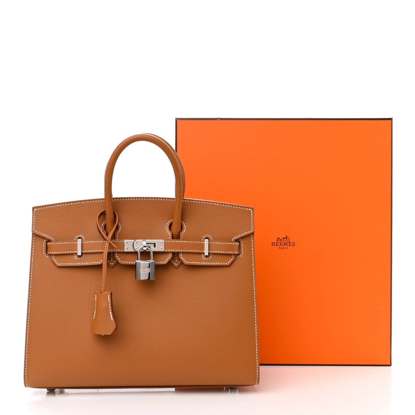 Epsom Birkin Sellier 25 Gold