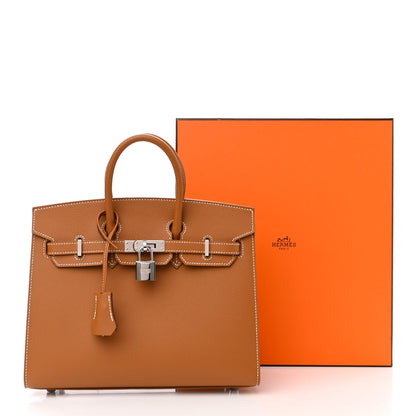 Hermes Epsom Birkin Sellier 25 Gold 11 of 11