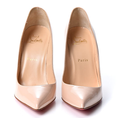 Christian Louboutin Patent Pigalle Follies 100 Pumps 38 Ballerina 2 of 9