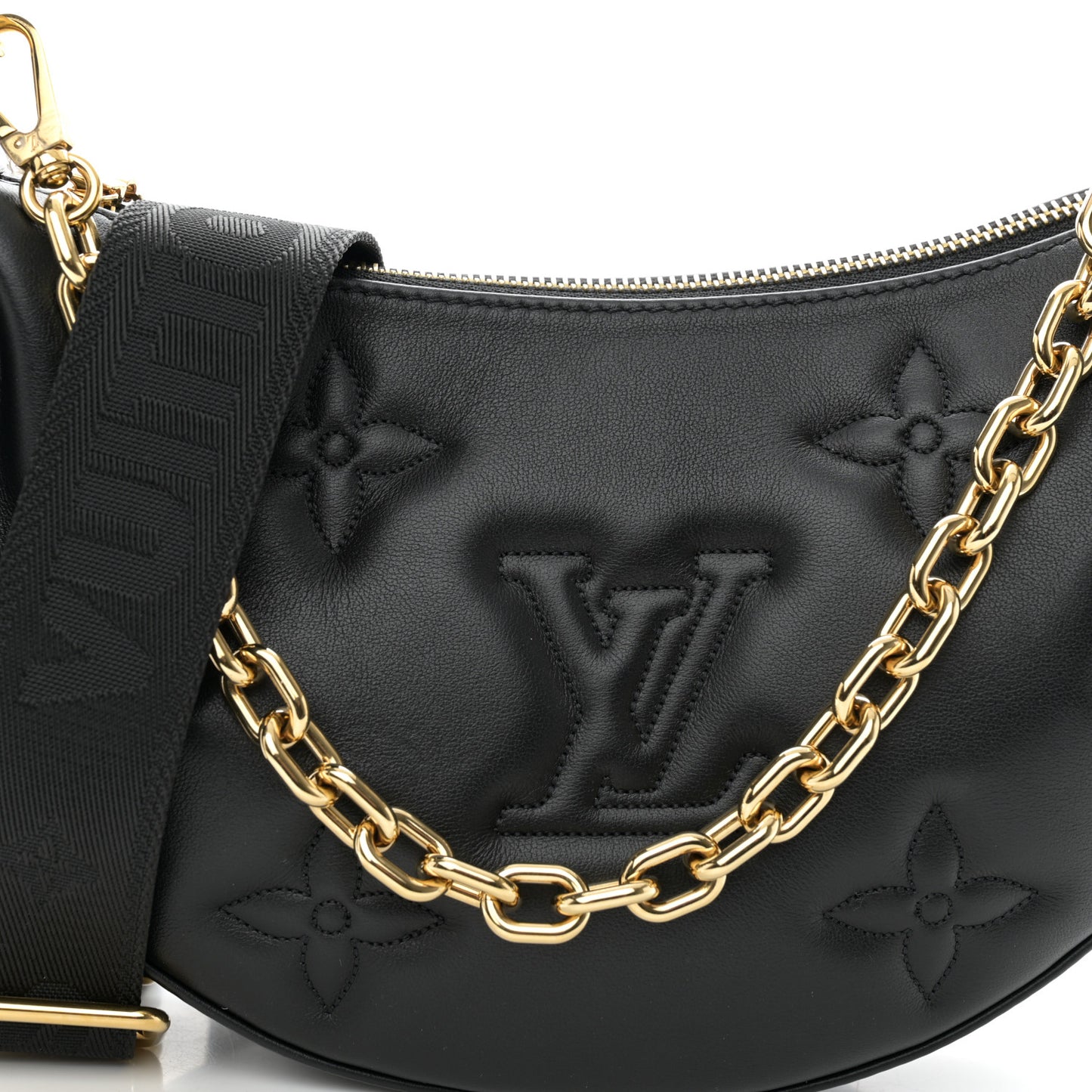 Calfskin Bubblegram Over The Moon Black