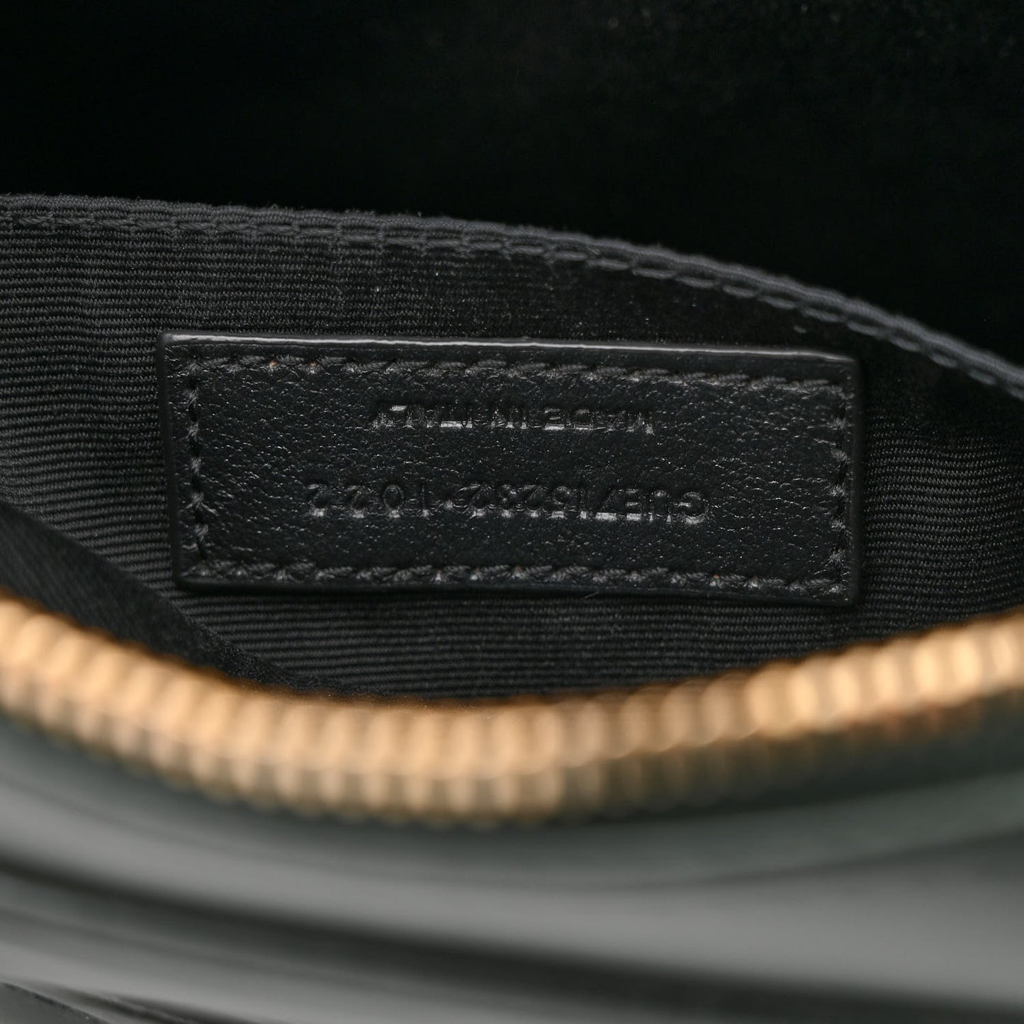 Calfskin Matelasse Monogram Lou Camera Bag Military Green