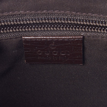 Gucci GG Plus Monogram Medium Flat Messenger Bag Dark Brown 9 of 9
