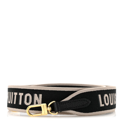 Louis Vuitton Jacquard Diane Shoulder Strap Black Ivory 1 of 6