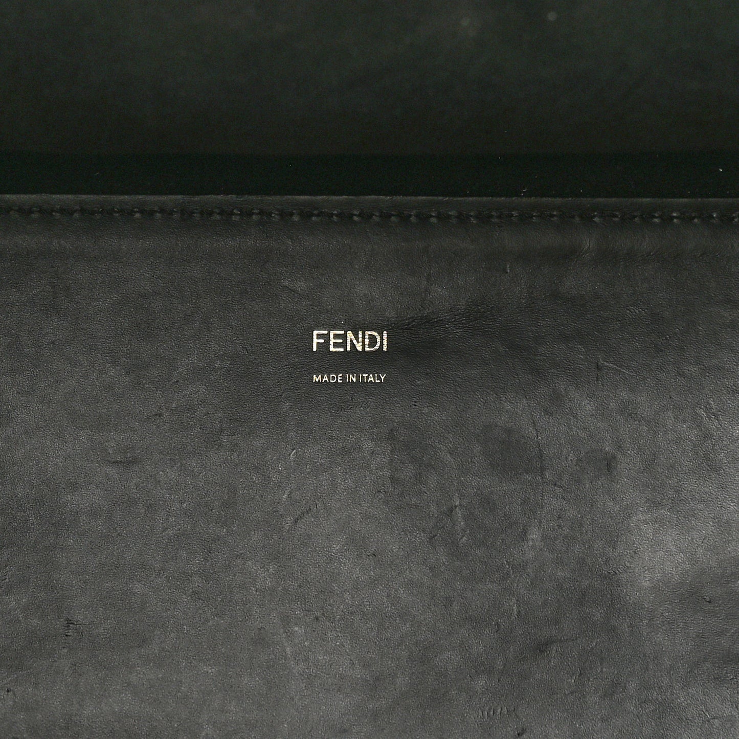 Vitello King Plexiglass Medium Fendi Sunshine Shopper Tote Black