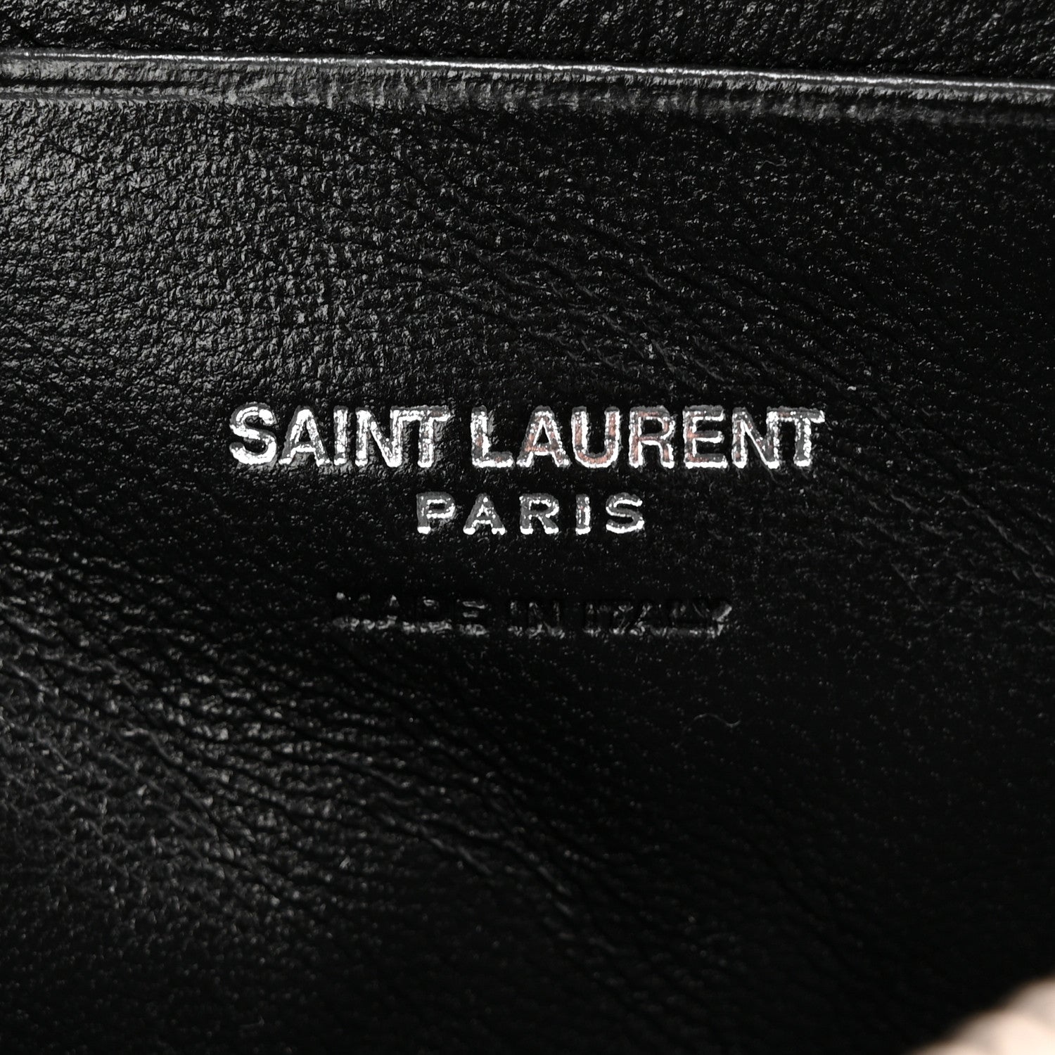 Saint Laurent Grain De Poudre Matelasse Monogram Mini Lou Camera Bag Black 6 of 10