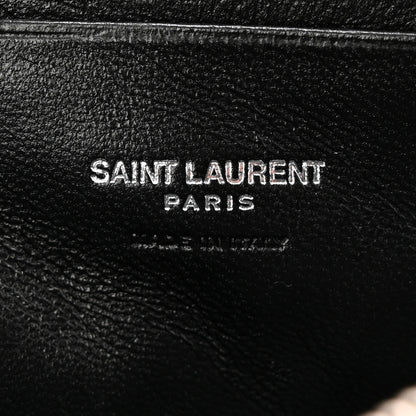 Saint Laurent Grain De Poudre Matelasse Monogram Mini Lou Camera Bag Black 6 of 10