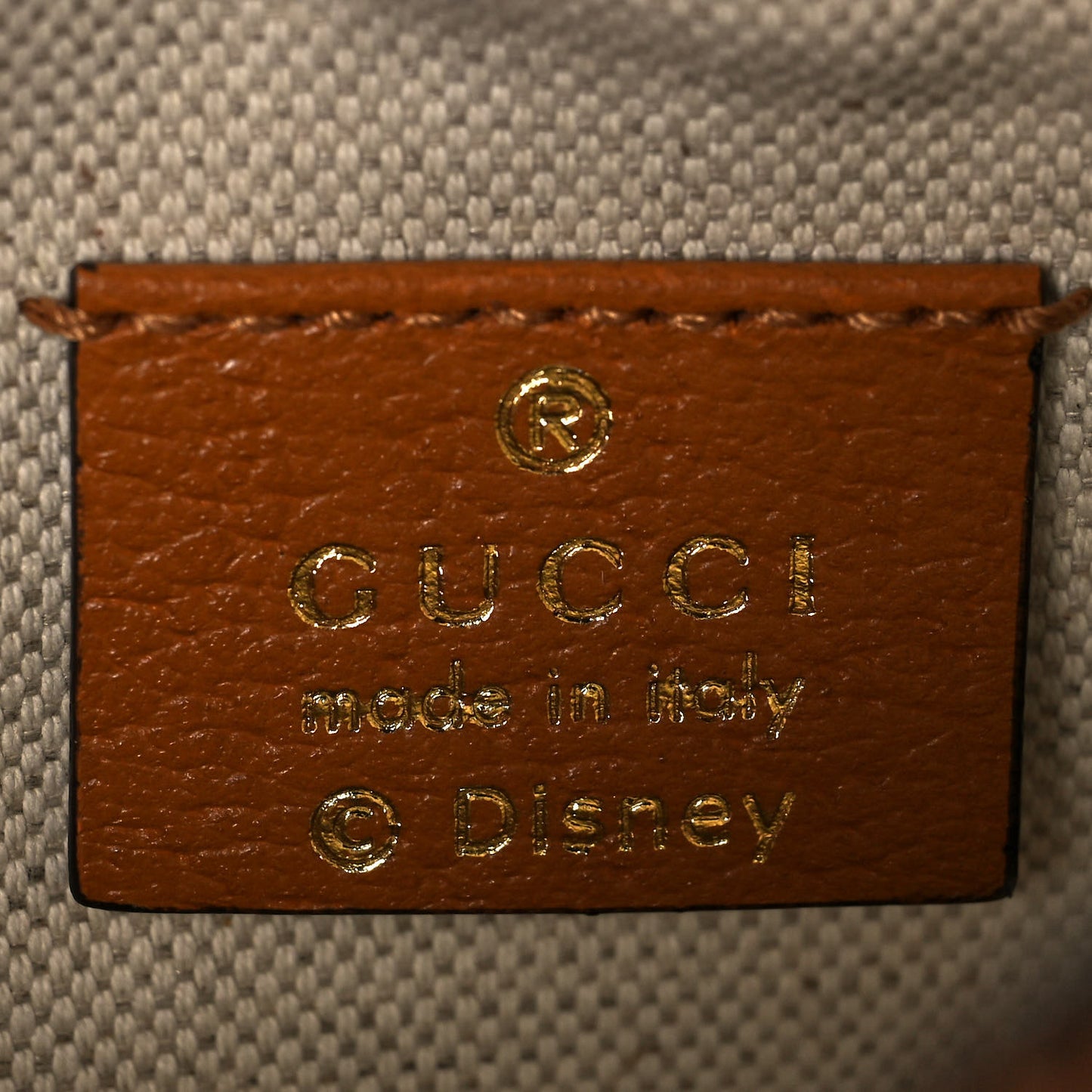 X DISNEY Mini Vintage GG Supreme Monogram Mickey Mouse Round Shoulder Bag Beige Vintage Sun Oil