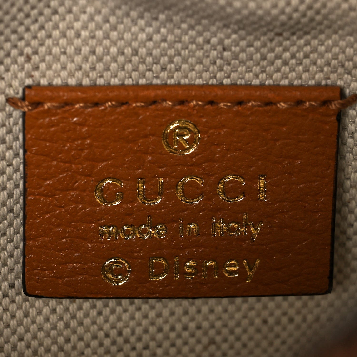 Gucci X DISNEY Mini Vintage GG Supreme Monogram Mickey Mouse Round Shoulder Bag Beige Vintage Sun Oil 10 of 14