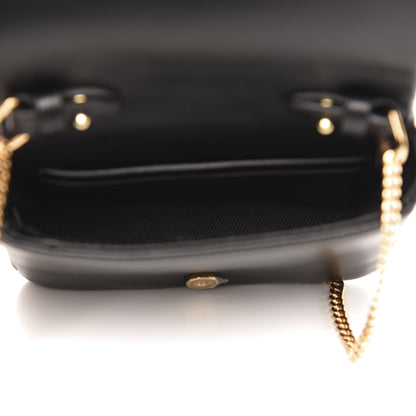 Burberry Lambskin Quilted Micro Lola Bag Black 5 of 9