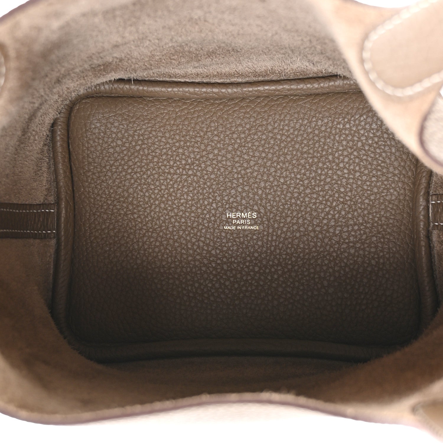 Hermes Taurillon Clemence Picotin Lock 18 PM Etoupe 5 of 13