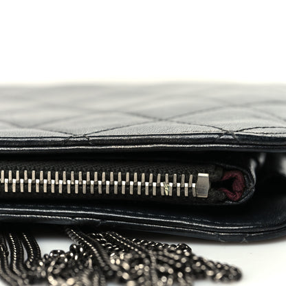 Chanel Calfskin Quilted Chain CC Chain Clutch Argent Fonce 15 of 15
