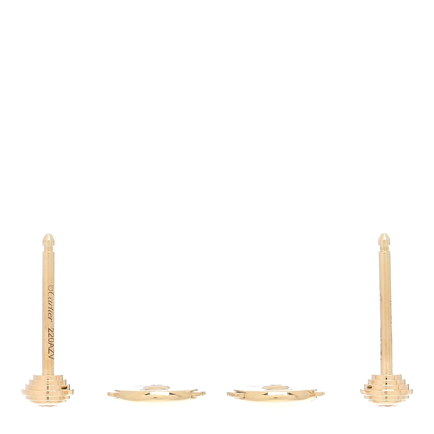 18K Yellow Gold Diamond XS D'Amour Earrings