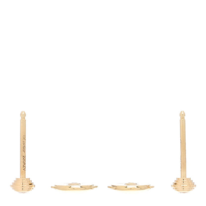 Cartier 18K Yellow Gold Diamond XS D'Amour Earrings 3 of 5