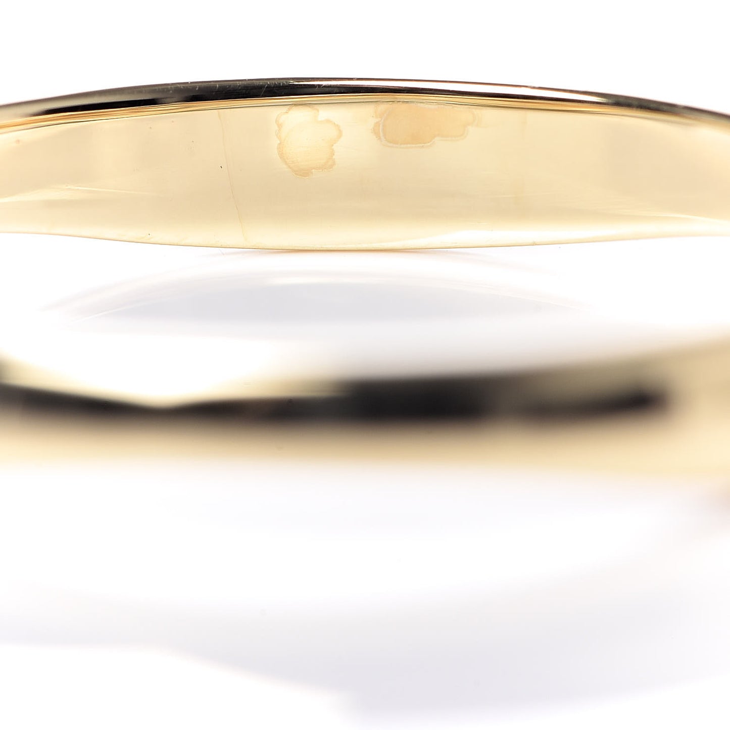 18K Yellow White Gold Wave Double Ring 62 10