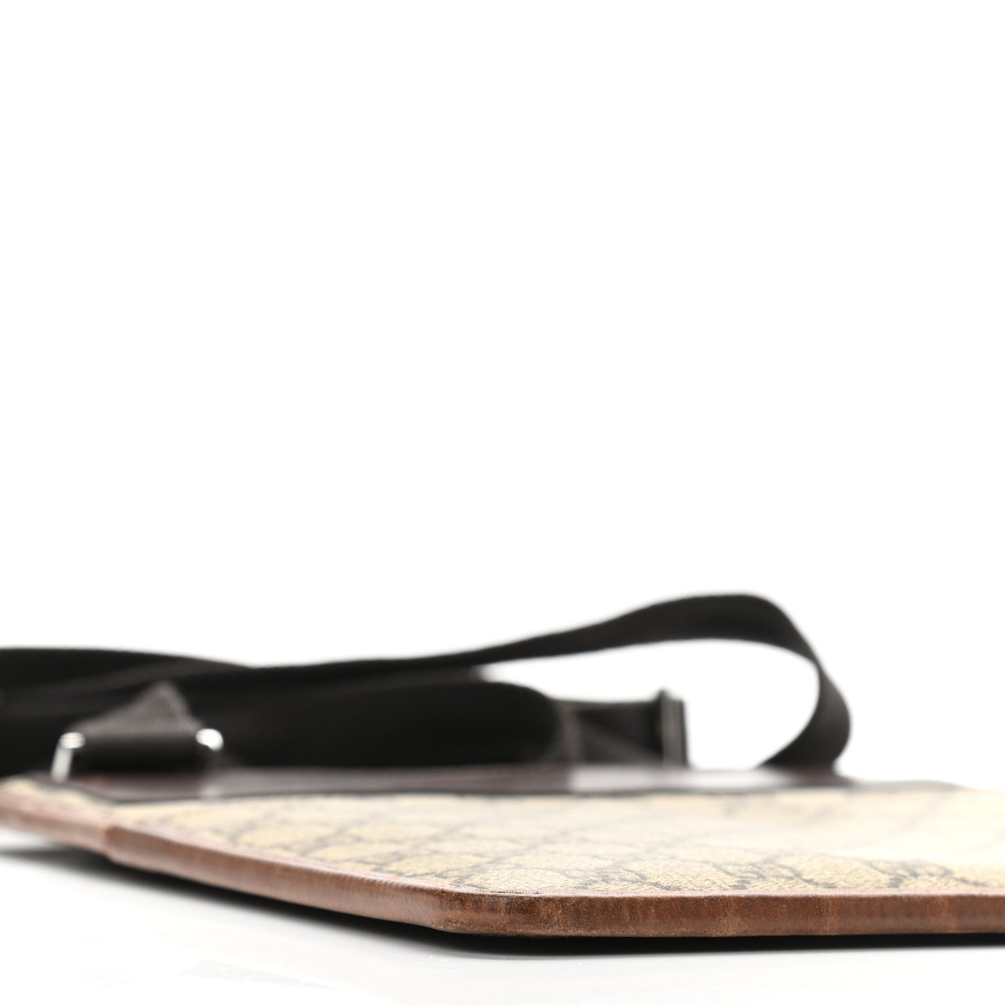 Monogram Messenger Crossbody Bag Dark Brown