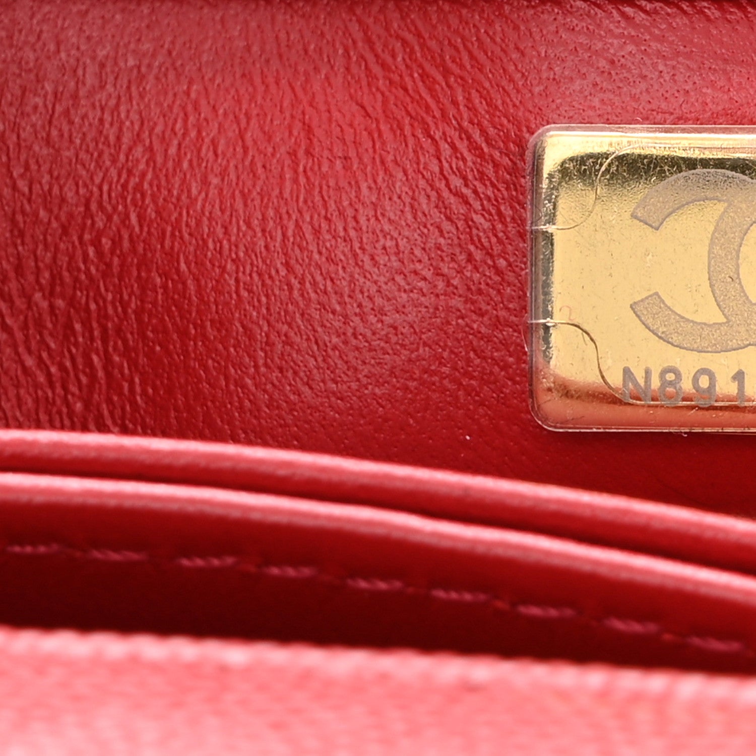 Chanel Caviar Quilted Mini Coco Handle Flap Red 7 of 13