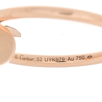 Cartier 18K Pink Gold Small Juste Un Clou Ring 52 6 4 of 5