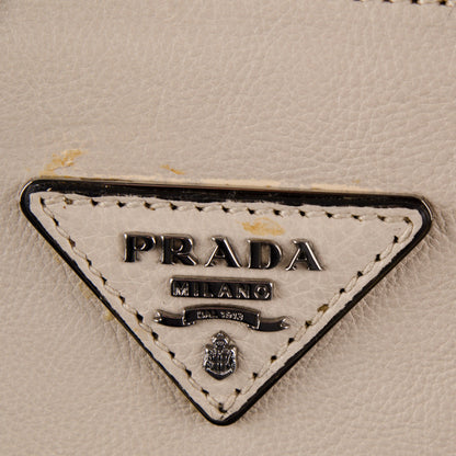 Prada Glace Calf Twin Pocket Tote Quarzo 8 of 8