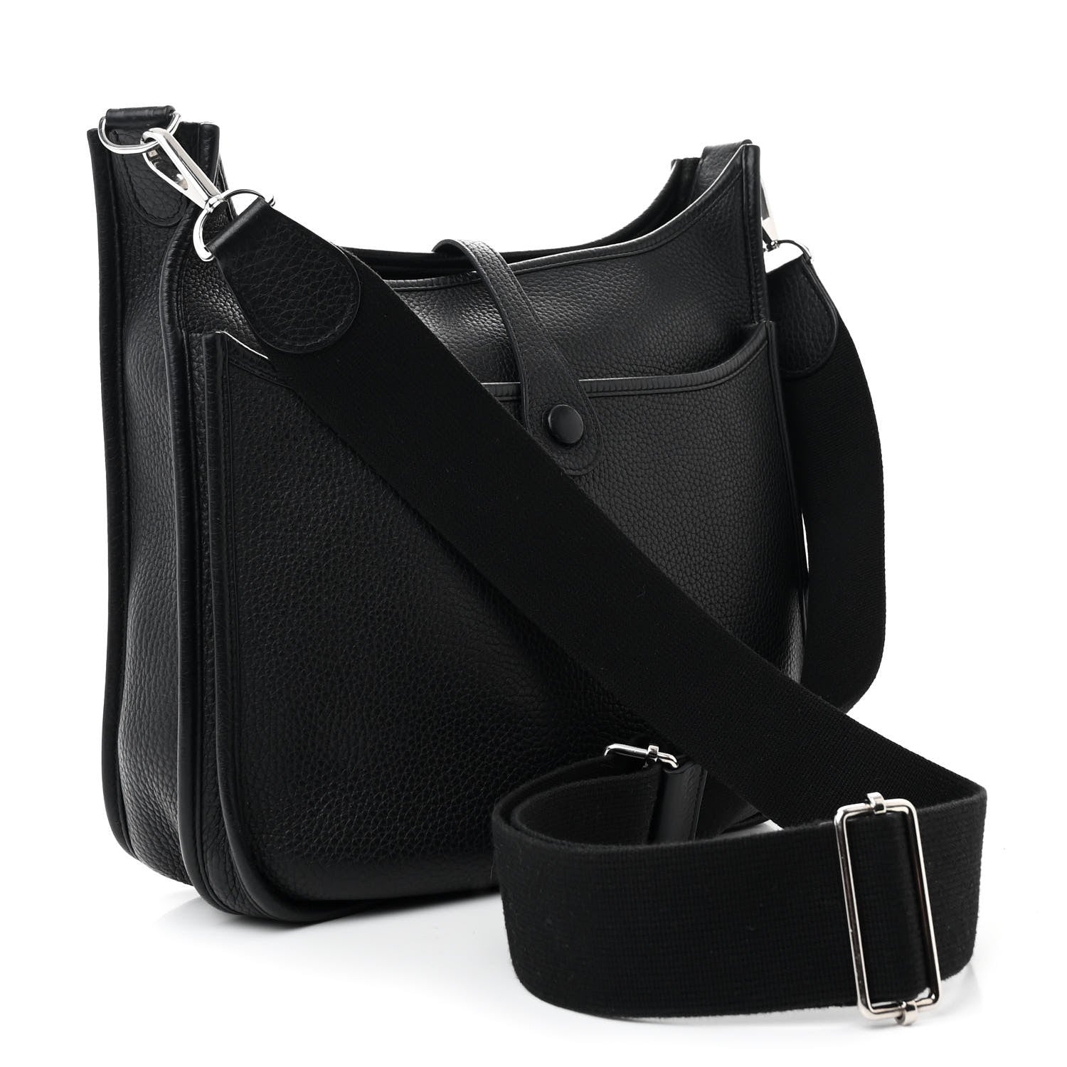 Hermes Taurillon Clemence Evelyne III PM Black 3 of 14