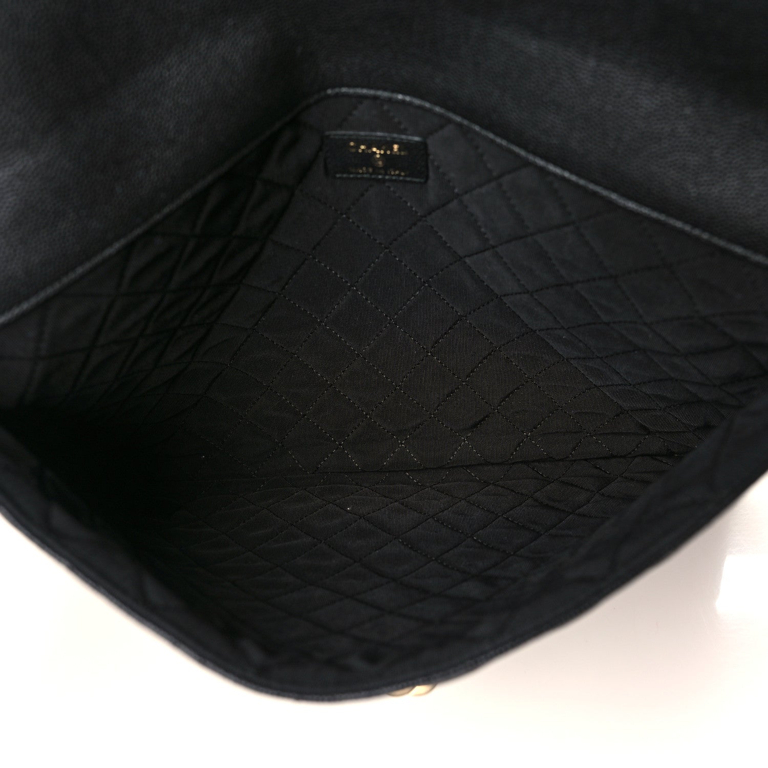 Chanel Caviar Quilted Large Golden Class Pouch Black 5 of 8