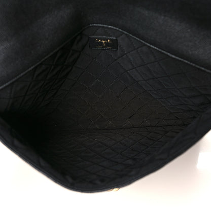 Chanel Caviar Quilted Large Golden Class Pouch Black 5 of 8