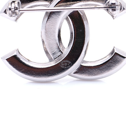 Chanel Baguette Crystal CC Small Brooch Silver 4 of 5