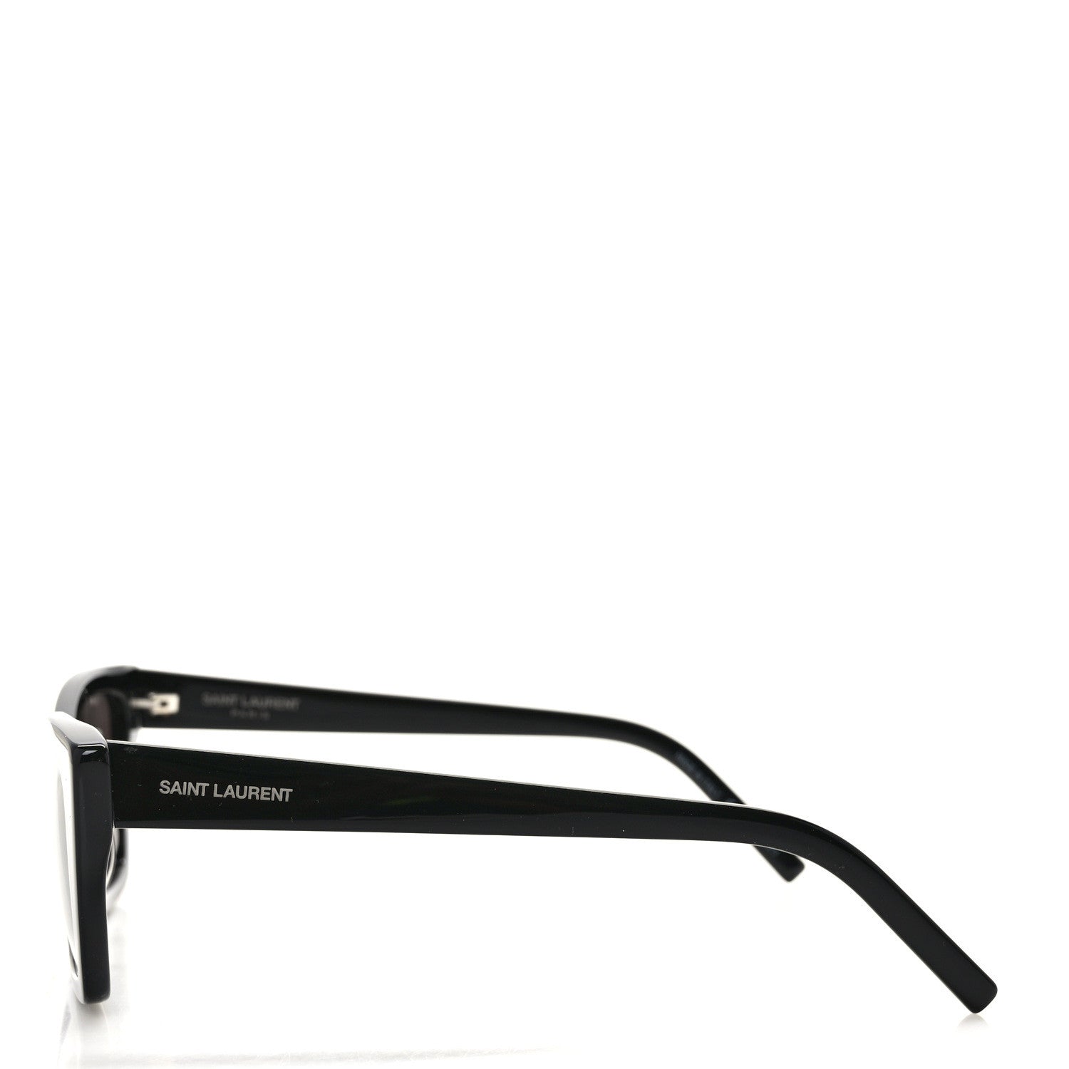 Saint Laurent Acetate Mica Cat Eye Sunglasses SL 276 Black 3 of 8