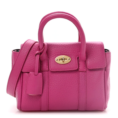 Mulberry Heavy Classic Grain Mini Bayswater Mulberry Pink 1 of 10
