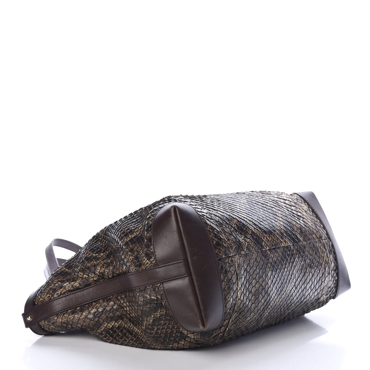 Python Medium Craft Tote Brown