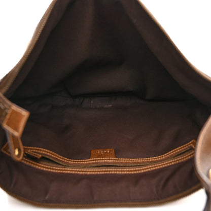 Gucci Monogram Pelham Studded Shoulder Bag Brown 5 of 13