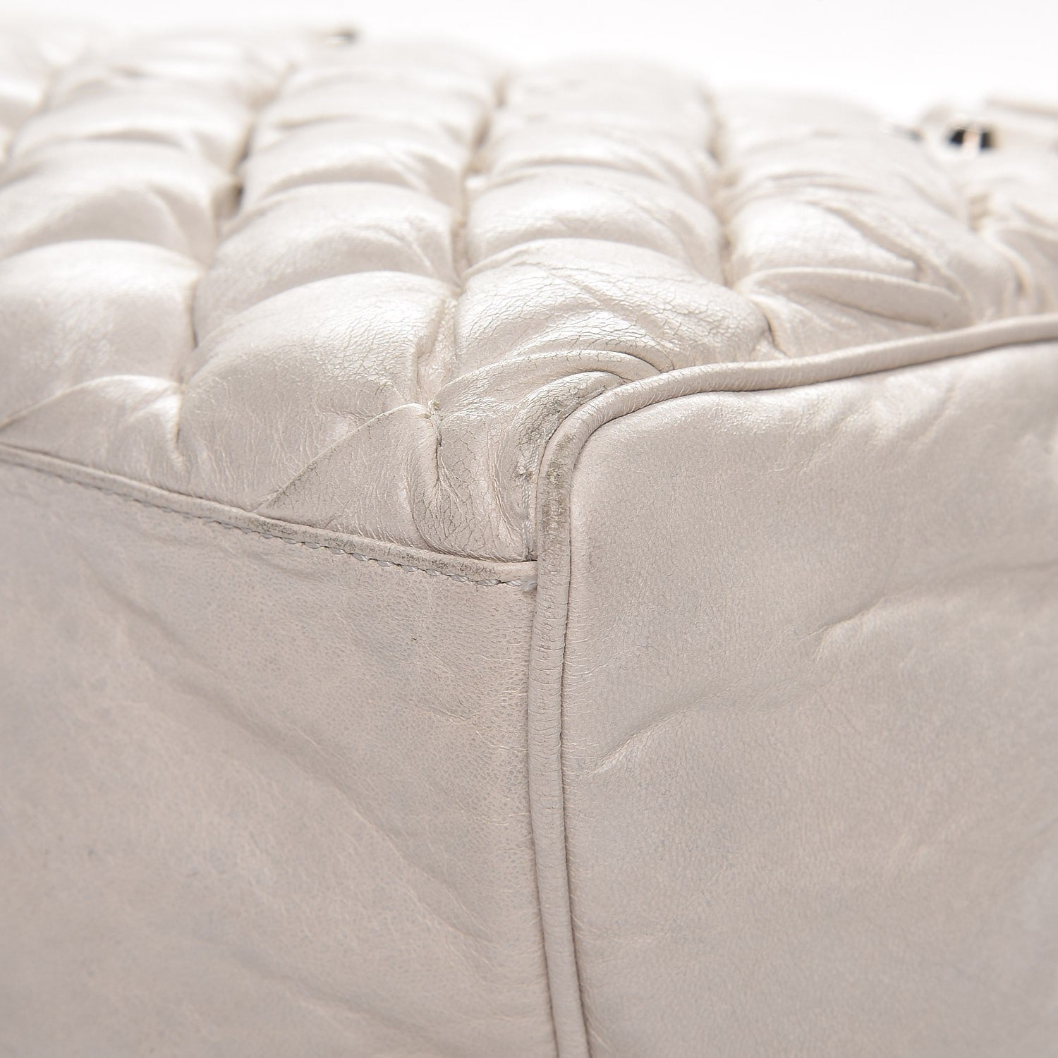 Balenciaga Chevre Quilted Matelasse MM White 15 of 16