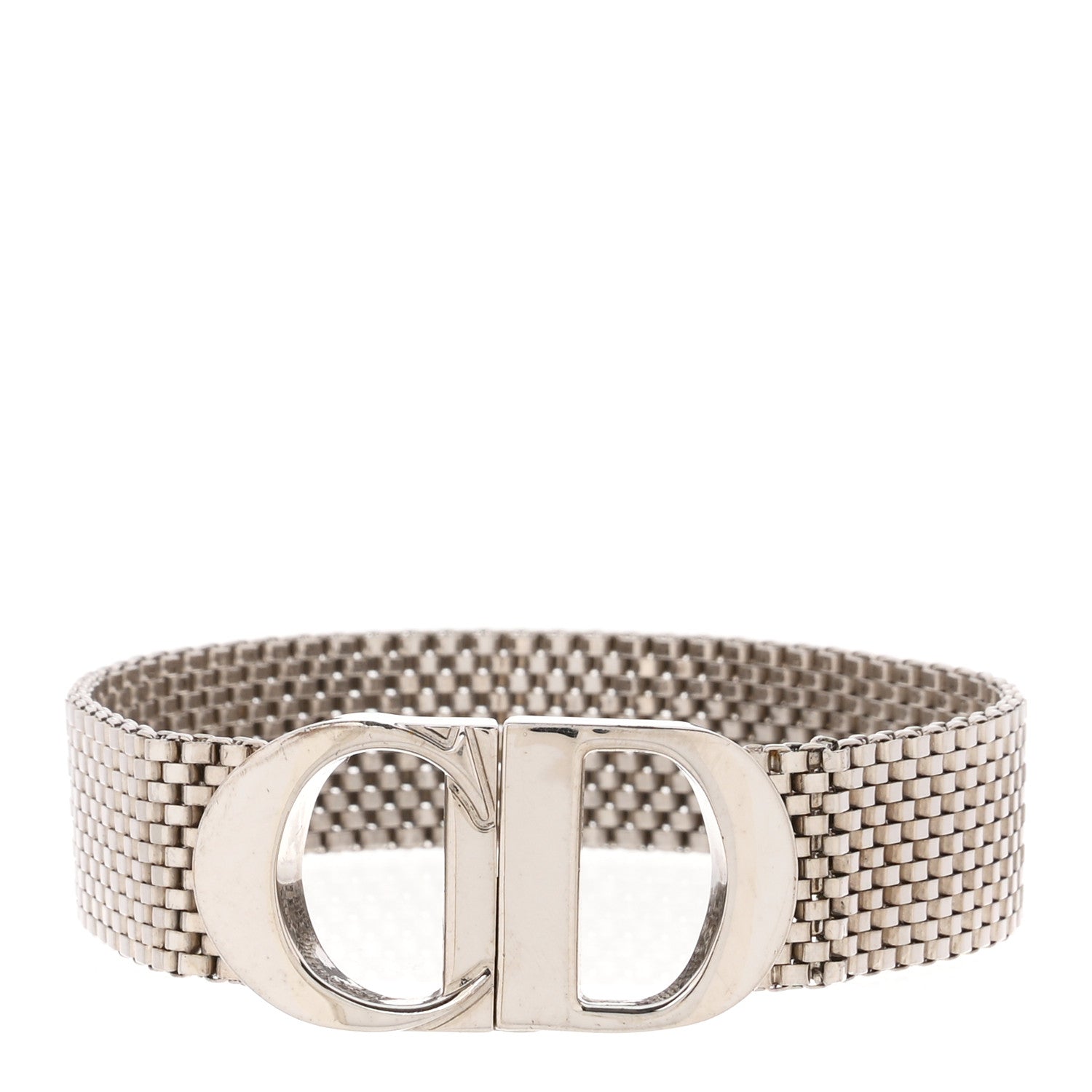 Christian Dior Metal Chain Bracelet Silver 1 of 5