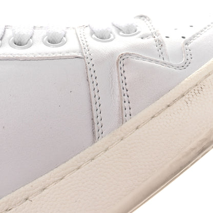 Saint Laurent Calfskin Lax Mid Top Sneakers 39 White 11 of 16