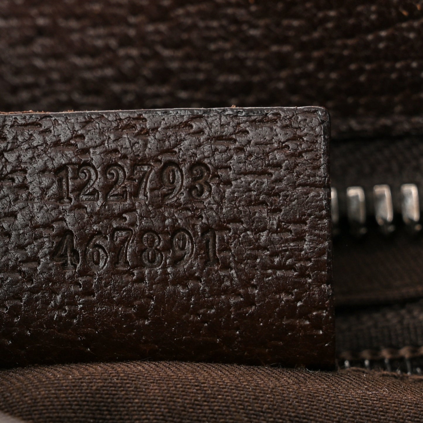 Monogram Flat Messenger Bag Dark Brown