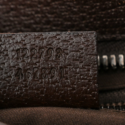 Gucci Monogram Flat Messenger Bag Dark Brown 7 of 11
