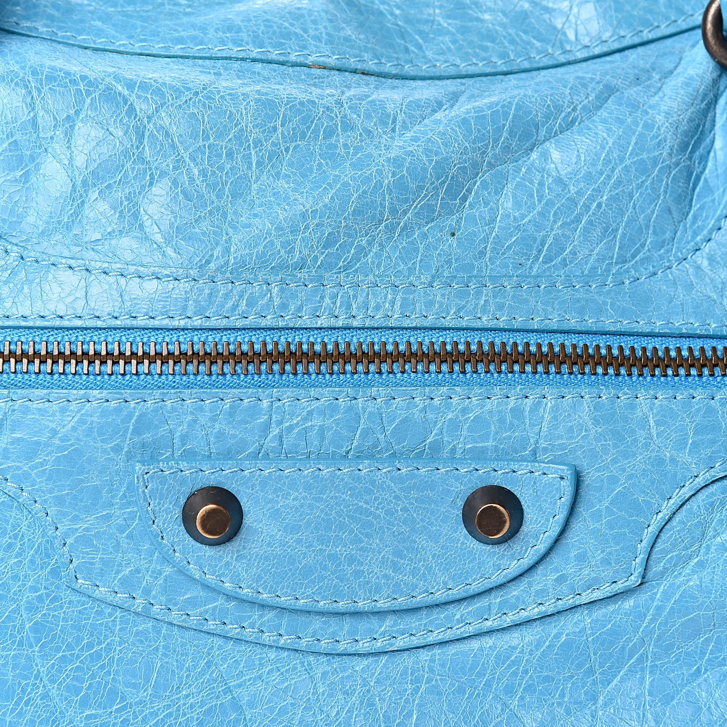 Balenciaga Agneau Classic Hardware City Bleu Paon 19 of 27