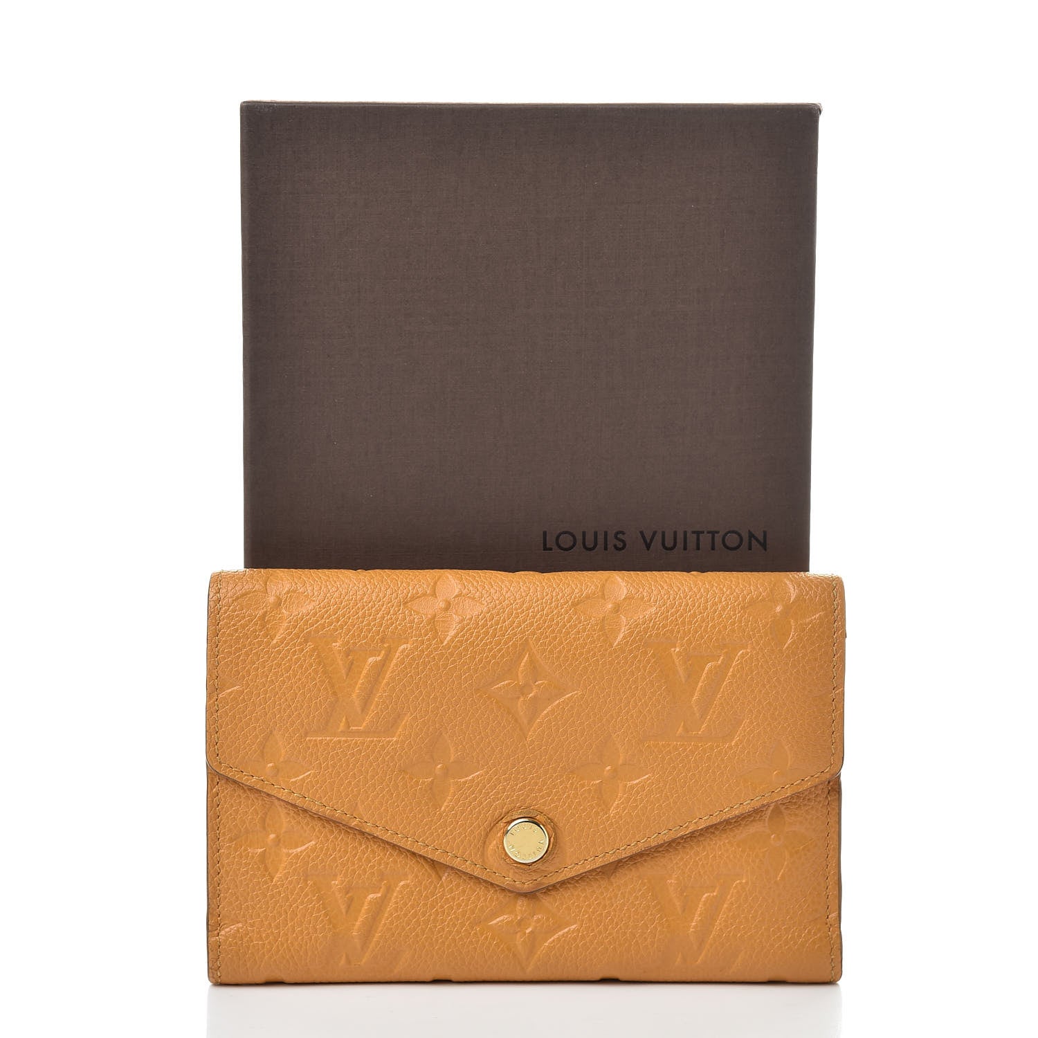 Louis Vuitton Empreinte Compact Curieuse Wallet Safran 14 of 14