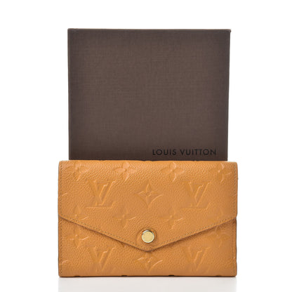 Louis Vuitton Empreinte Compact Curieuse Wallet Safran 14 of 14