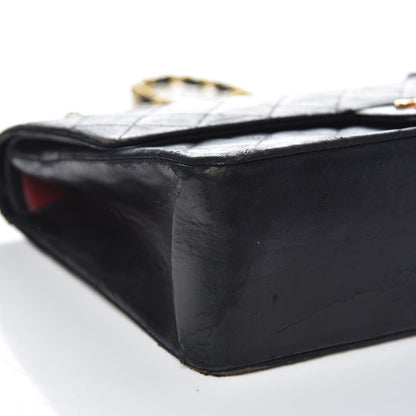 Chanel Lambskin Quilted Medium Double Flap Black 8 of 20