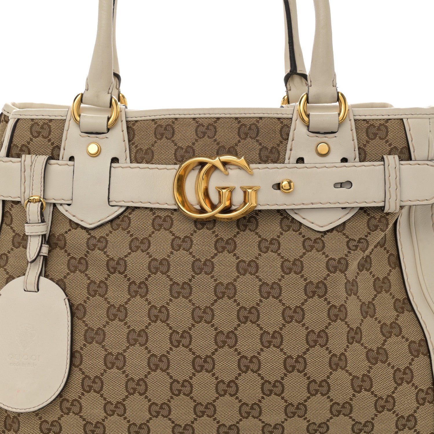 Gucci Monogram Medium GG Running Tote Off White 8 of 17