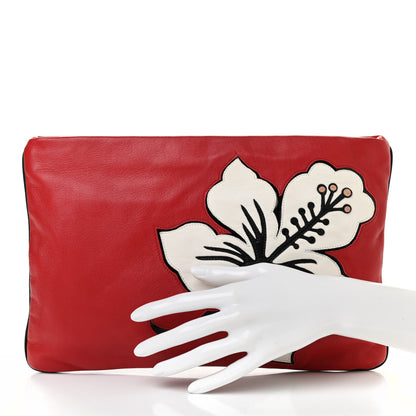 Prada Nappa Zip Pouch Fuoco 2 of 14