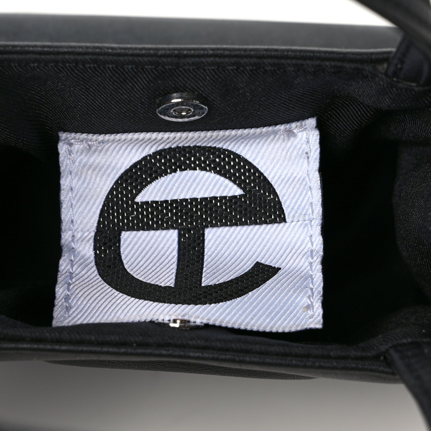 Telfar Vegan Leather Small Shopping Bag Black 6 of 9