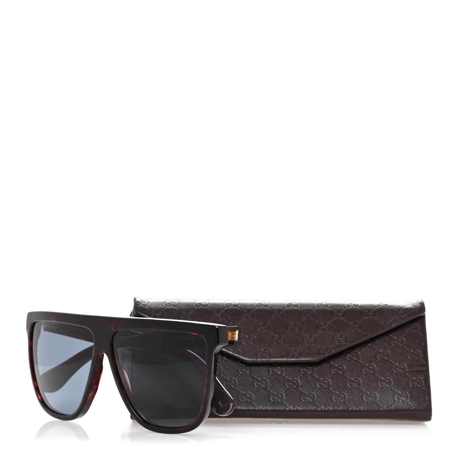 Gucci Oversized Sunglasses GG0582S Tortoise 9 of 9