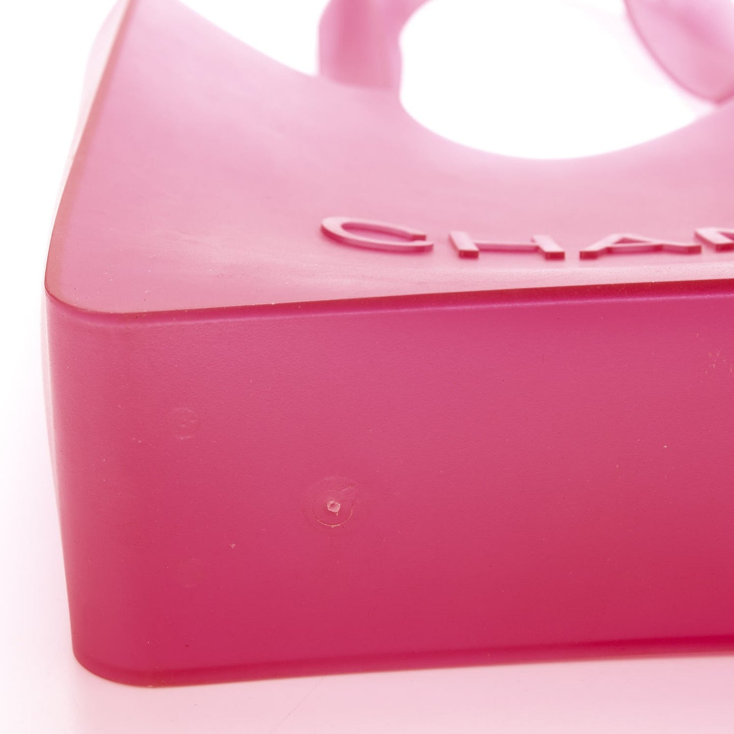 Jelly Rubber Tote Pink