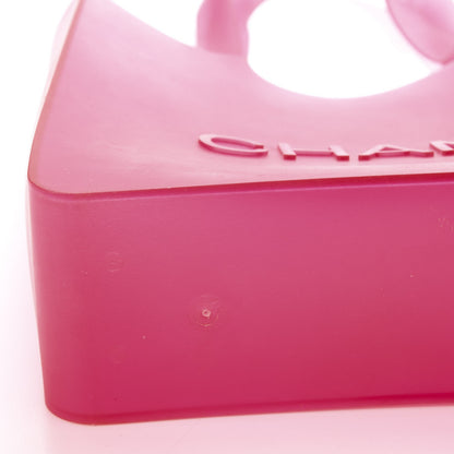 Chanel Jelly Rubber Tote Pink 7 of 8