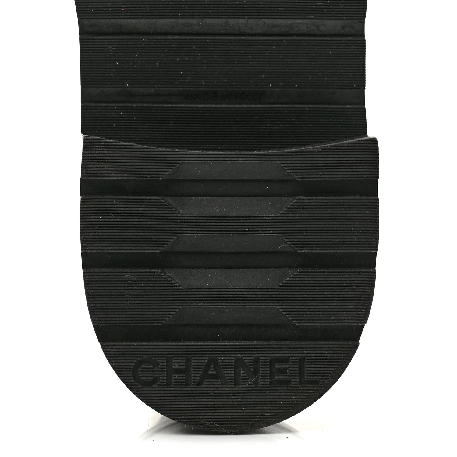 Chanel Shiny Goatskin Calfskin Quilted Lace Up Combat Boots 39 White Black 8 of 11