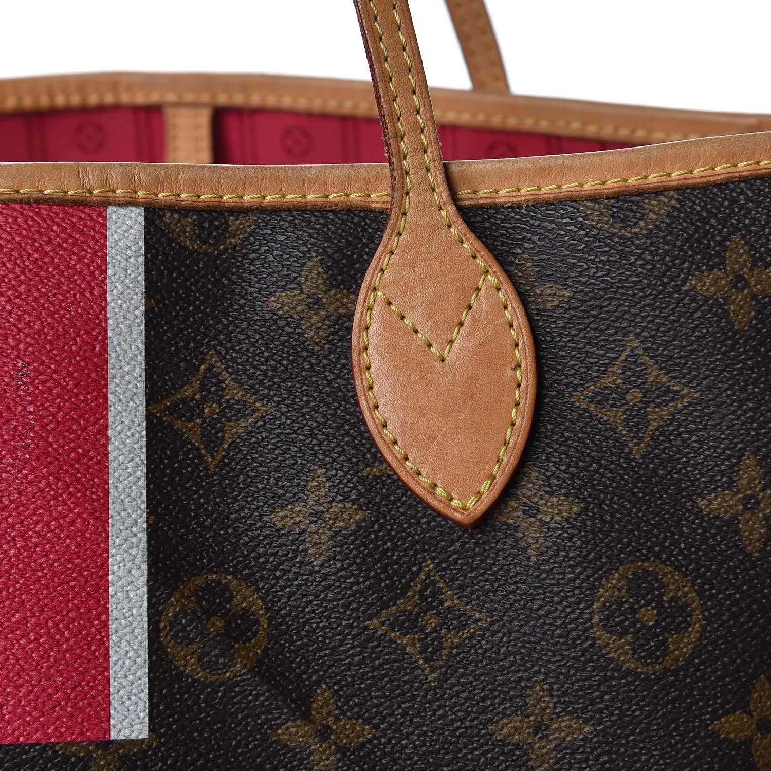 Louis Vuitton Monogram My LV Heritage Neverfull GM Fuchsia White 19 of 19