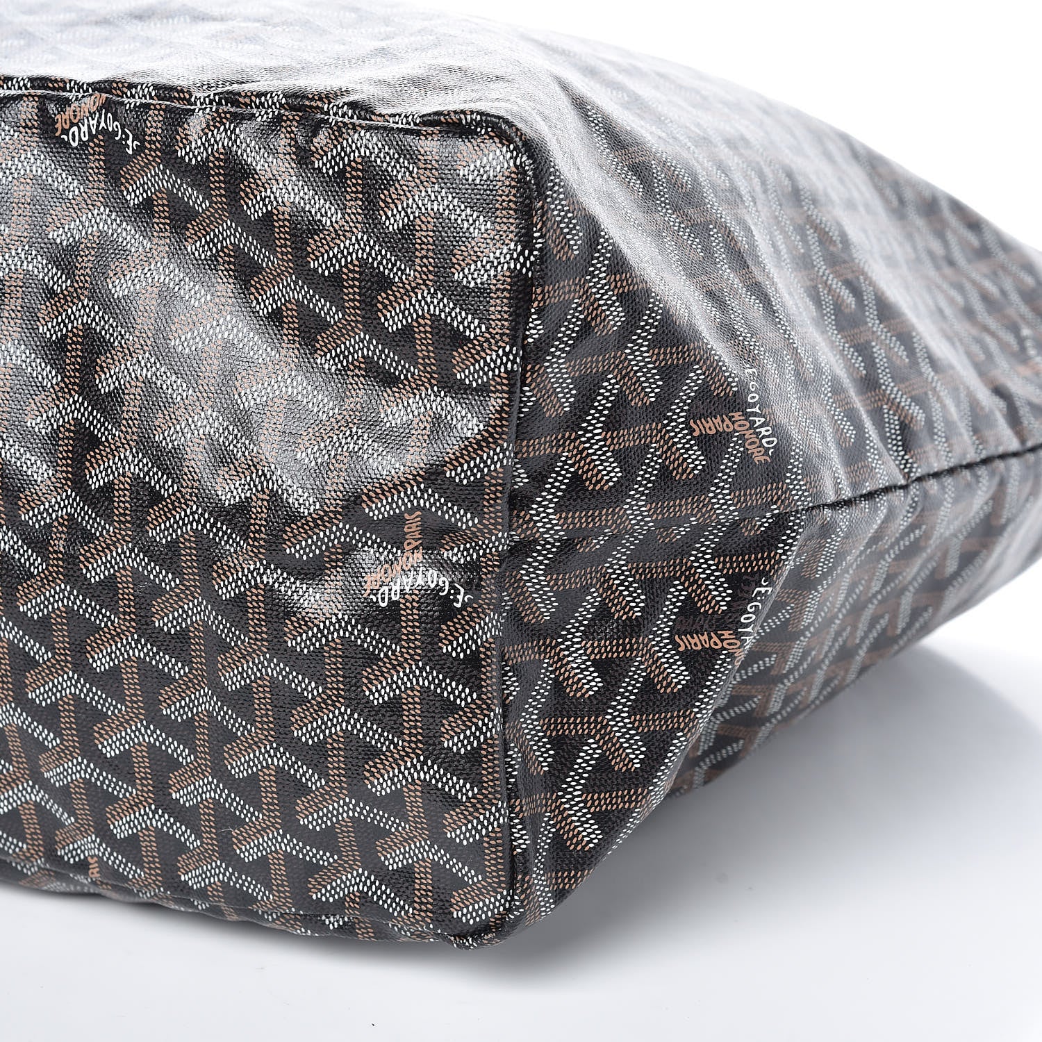 Goyard Goyardine Saint Louis GM Black Gold 11 of 11