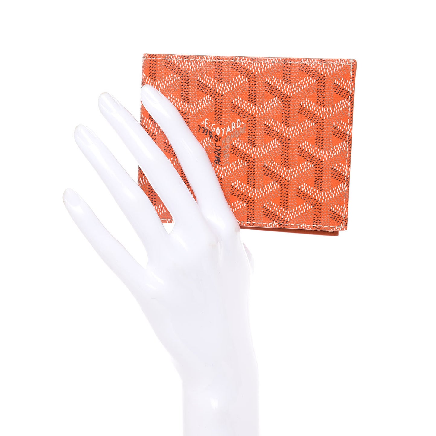 Goyardine Bi-Fold Victoire PM Wallet Orange