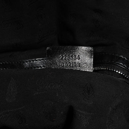 Gucci Iridescent Patent Medium Icon Bit Shoulder Bag Black 8 of 8